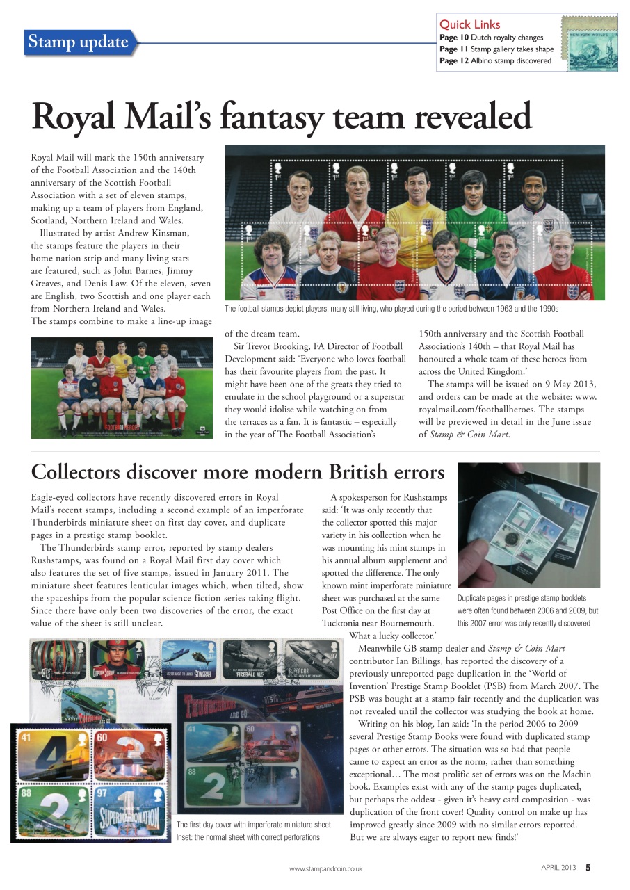 Stamp Collector Preview Pages