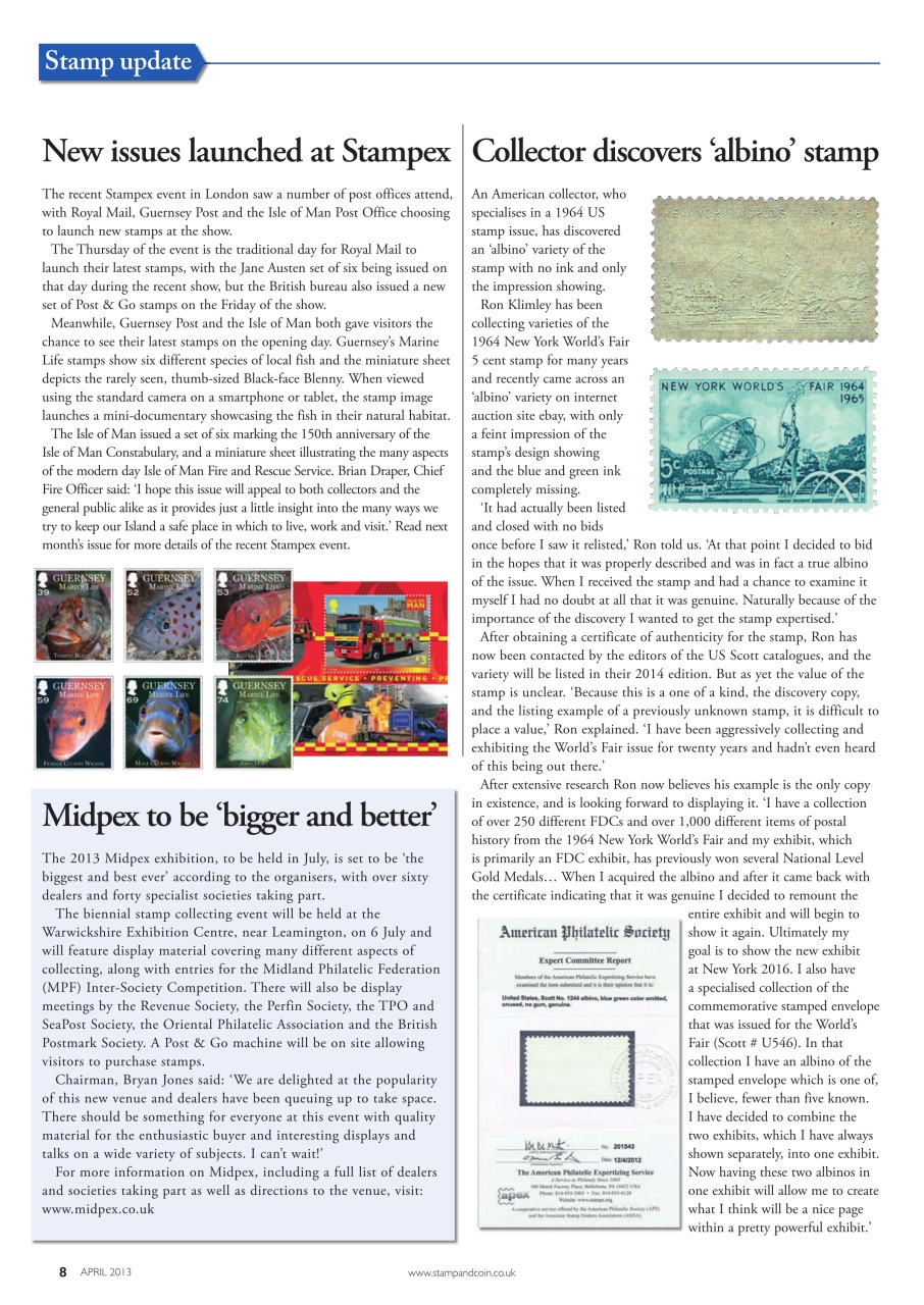 Stamp Collector Preview Pages