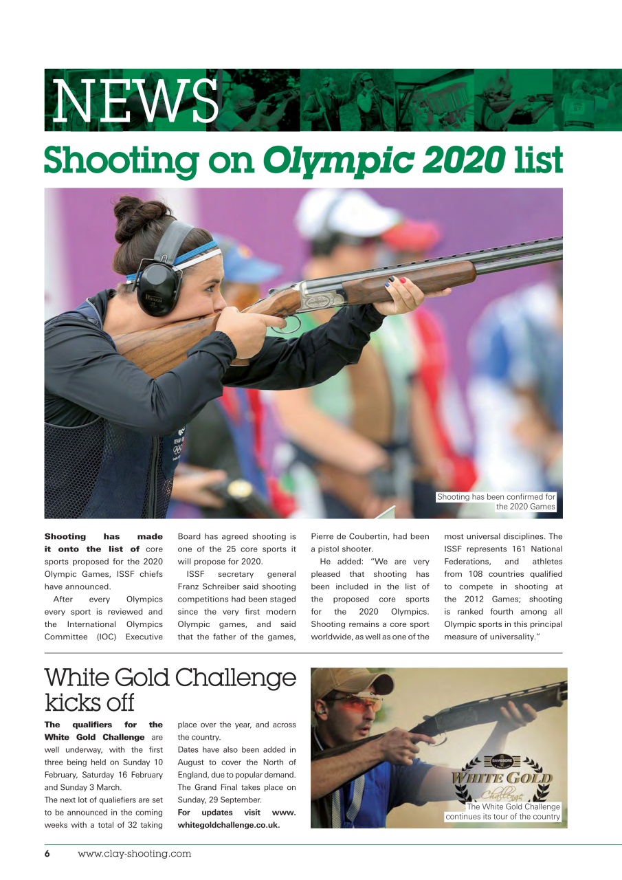 Clay Shooting Preview Pages