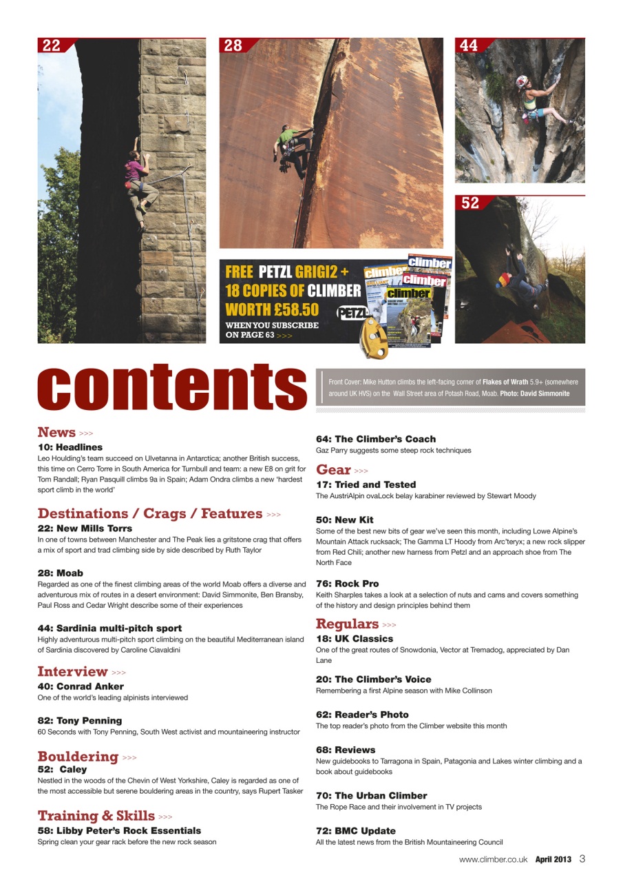 Climber Preview Pages