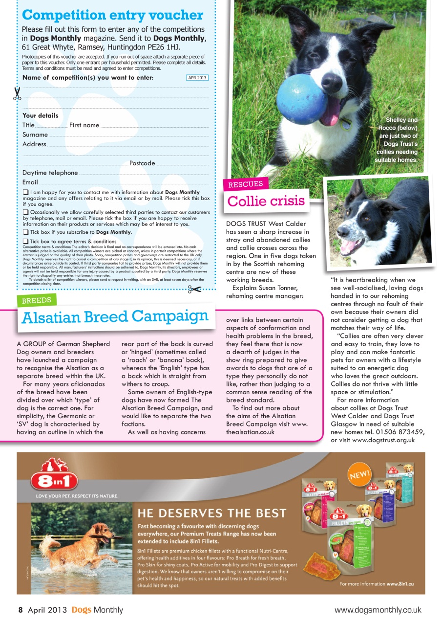 Dogs Monthly Preview Pages