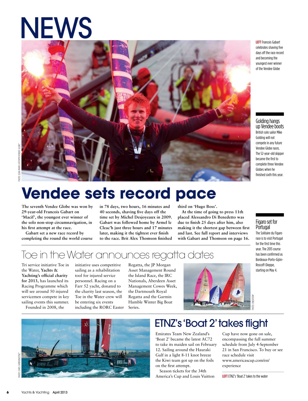 Yachts & Yachting Preview Pages