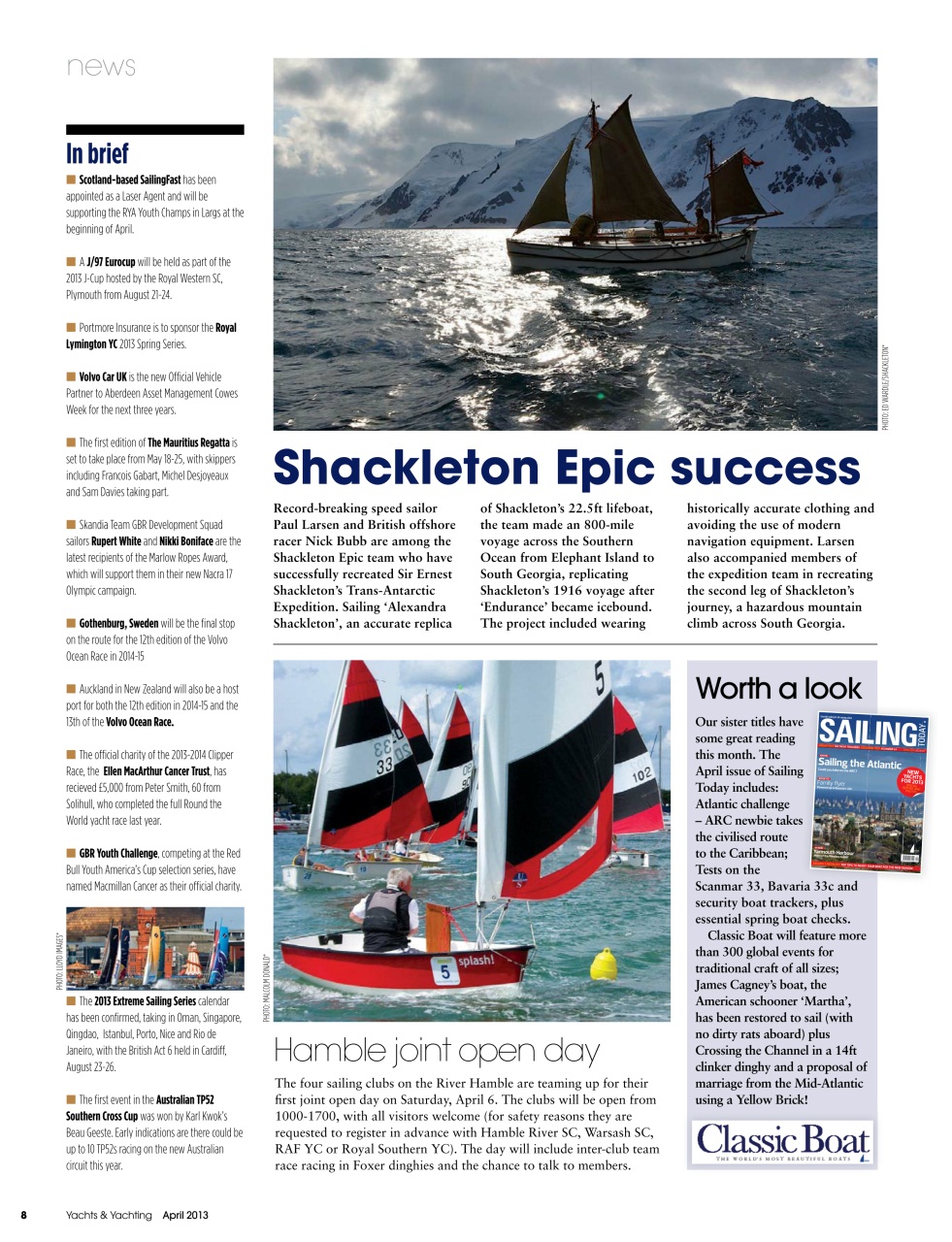 Yachts & Yachting Preview Pages
