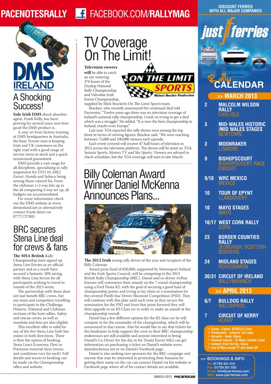 Pacenotes Rally magazine Preview Pages