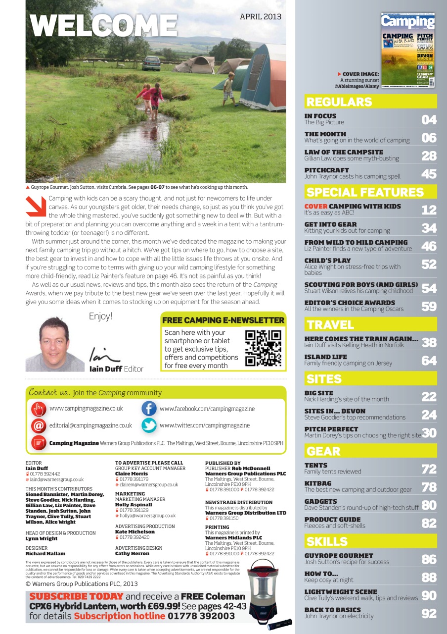 Camping Preview Pages