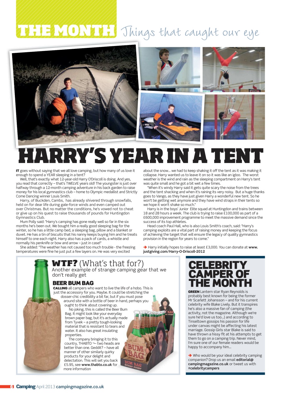 Camping Preview Pages