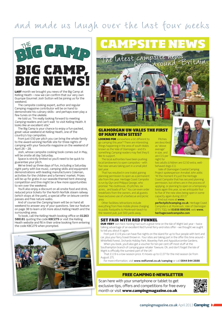 Camping Preview Pages