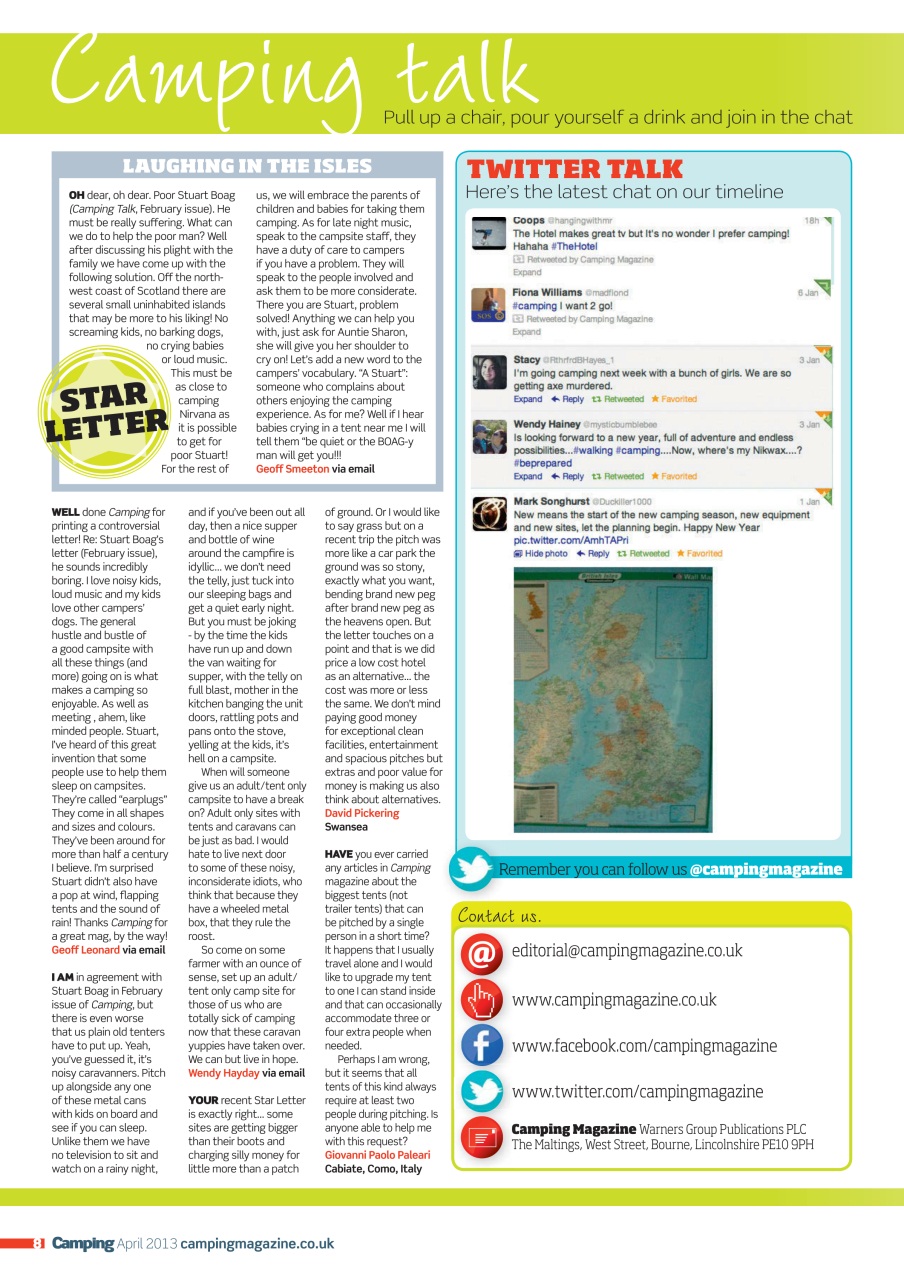 Camping Preview Pages