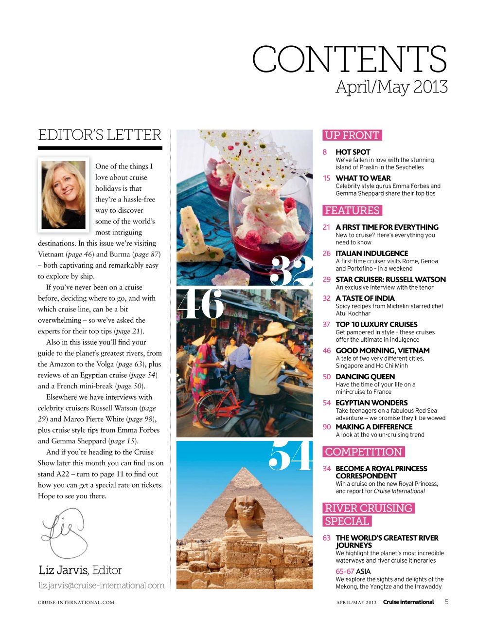 Cruise & Travel Preview Pages