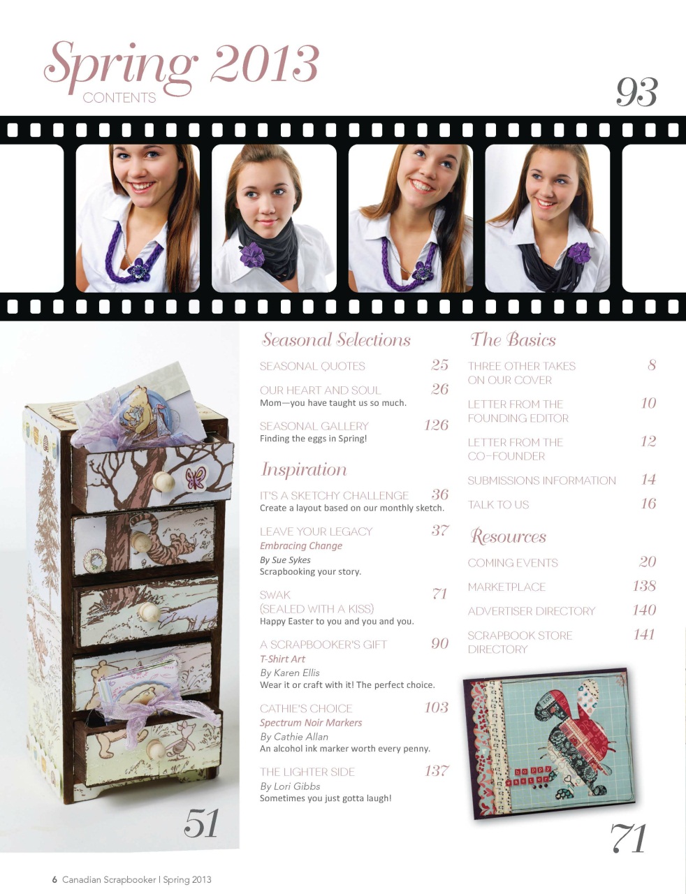 Creative Scrapbooker Preview Pages