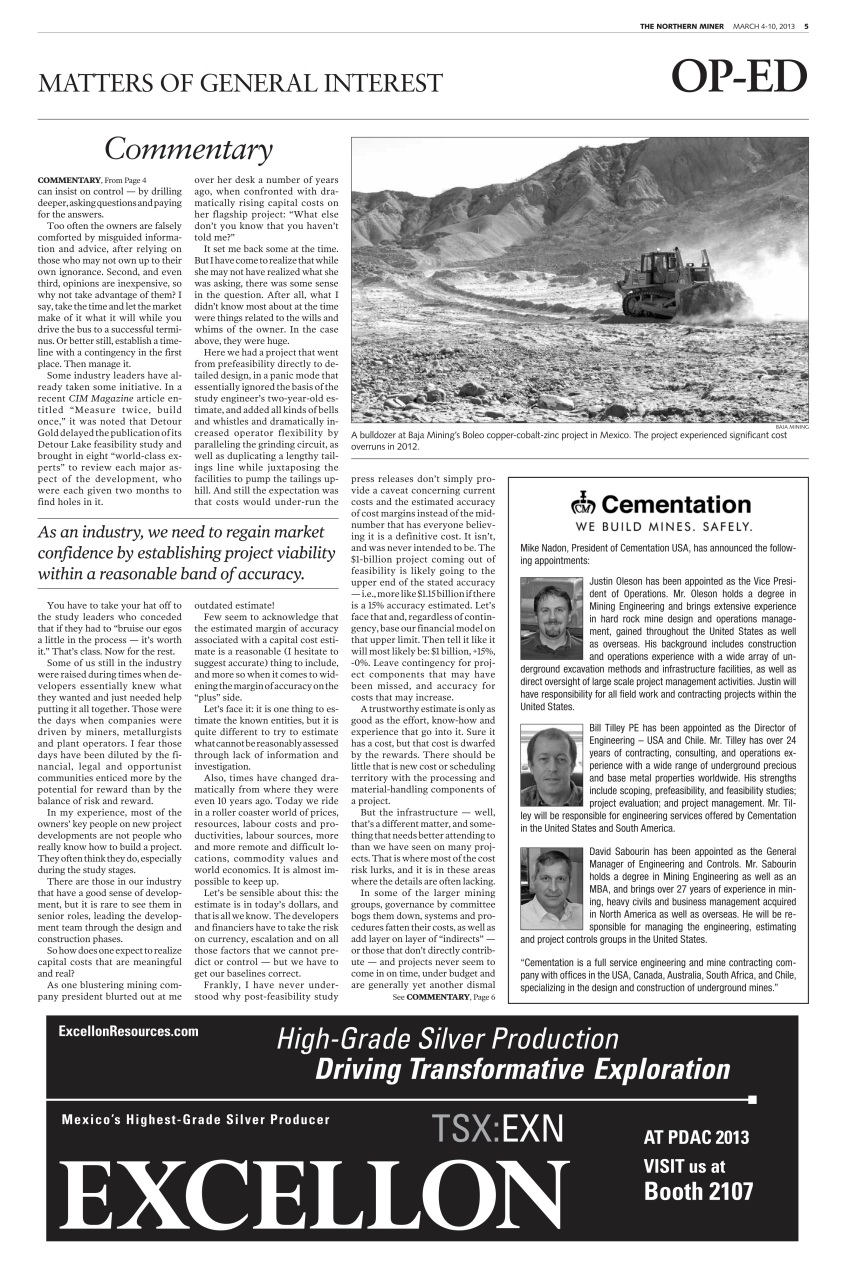 The Northern Miner Preview Pages