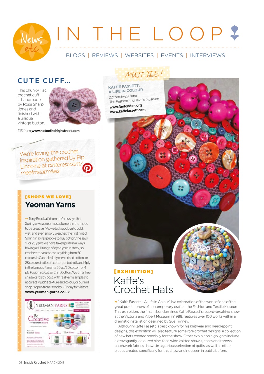 Inside Crochet Preview Pages