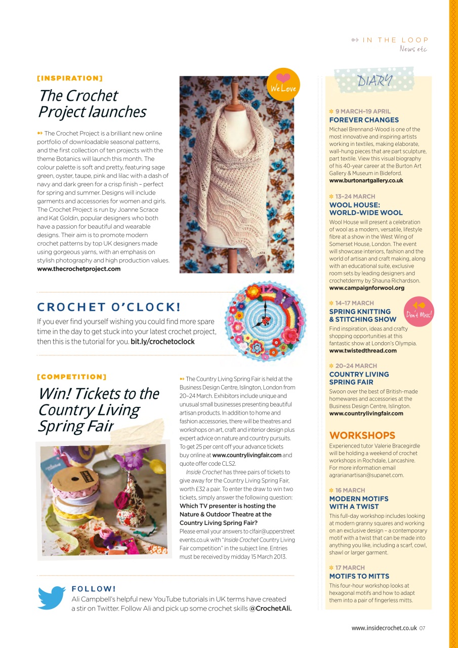 Inside Crochet Preview Pages