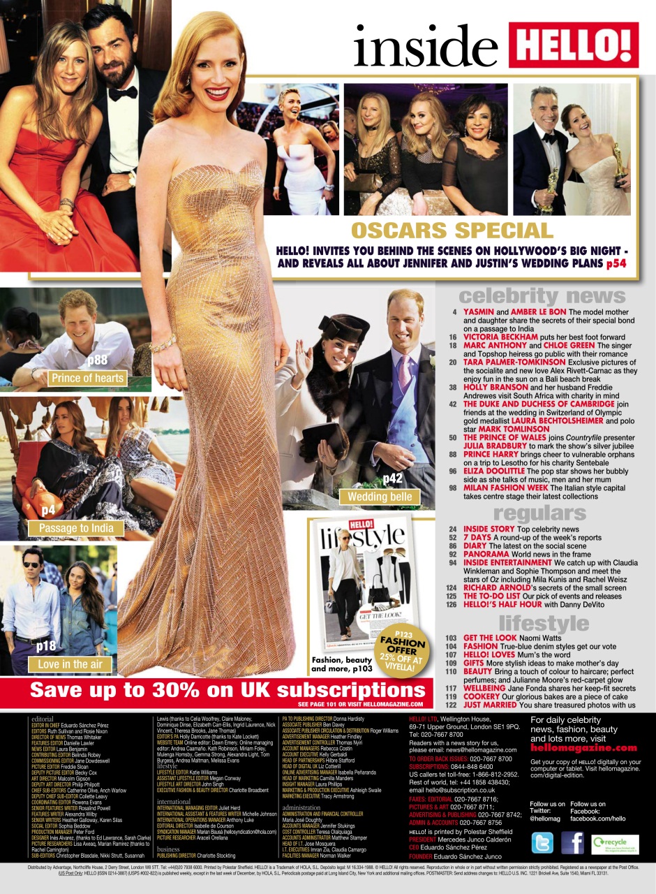 Hello! Magazine Preview Pages