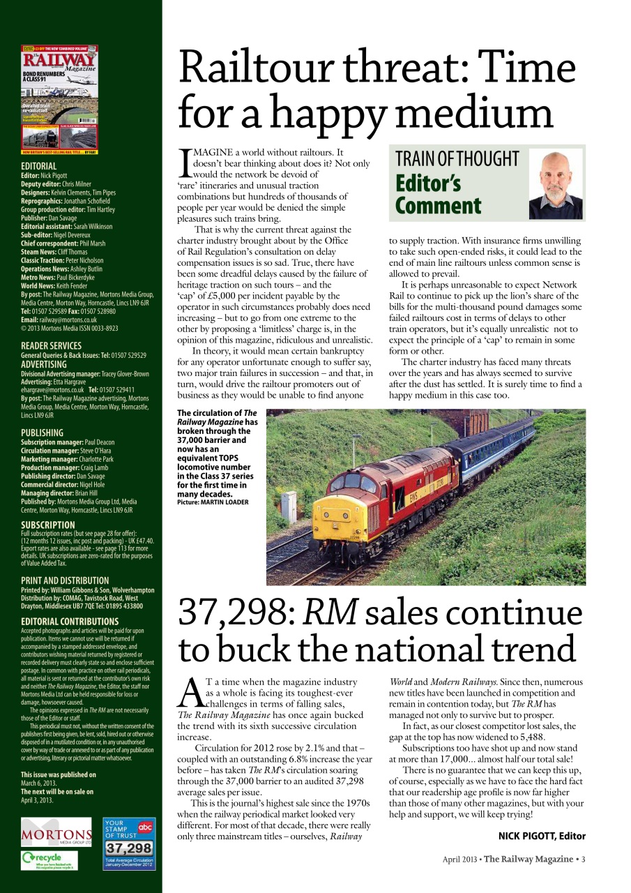 Railway Magazine Preview Pages