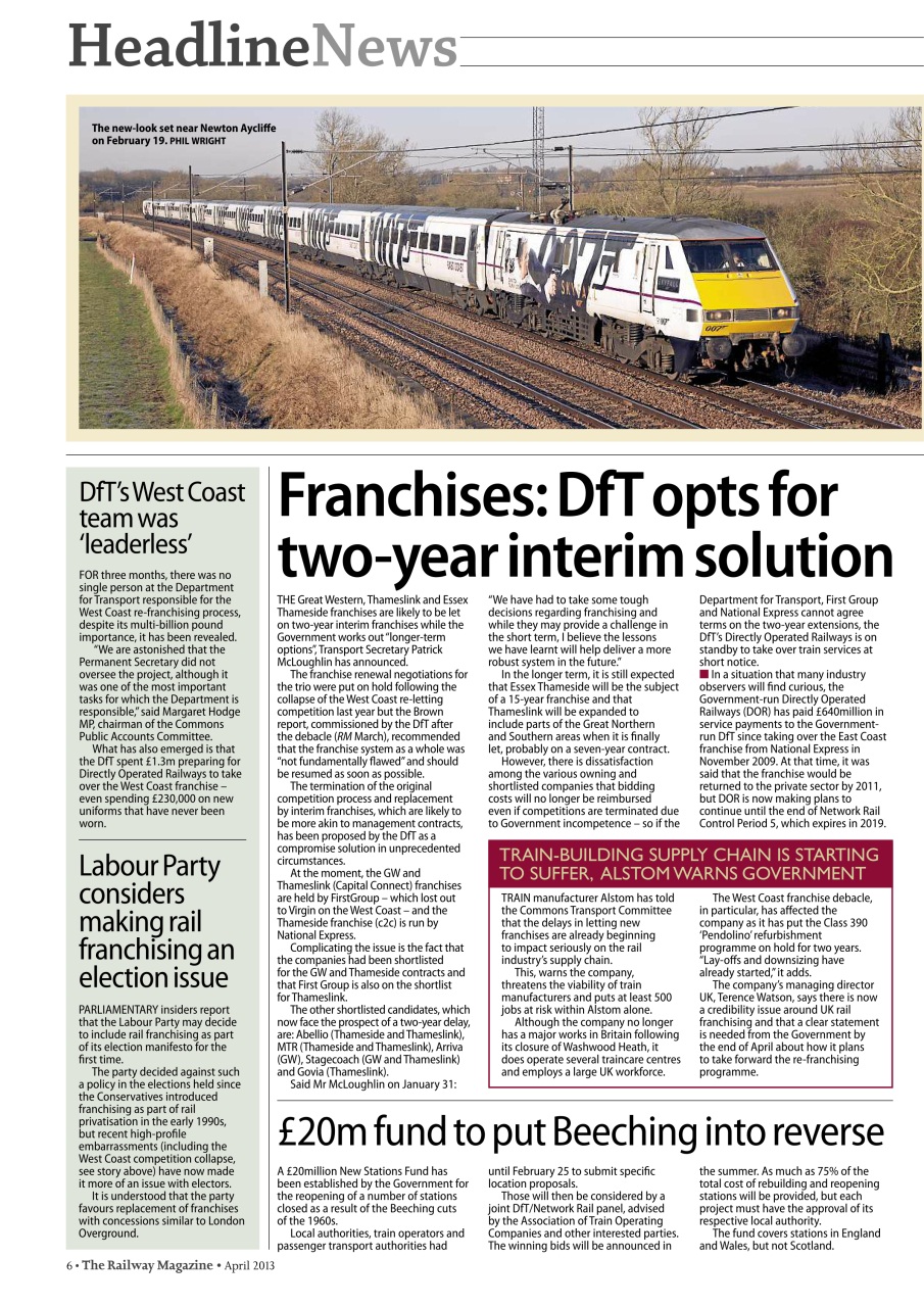 Railway Magazine Preview Pages