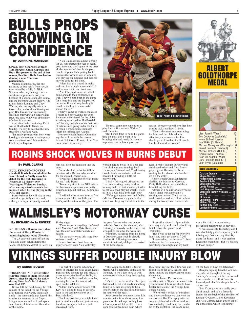 League Express Preview Pages