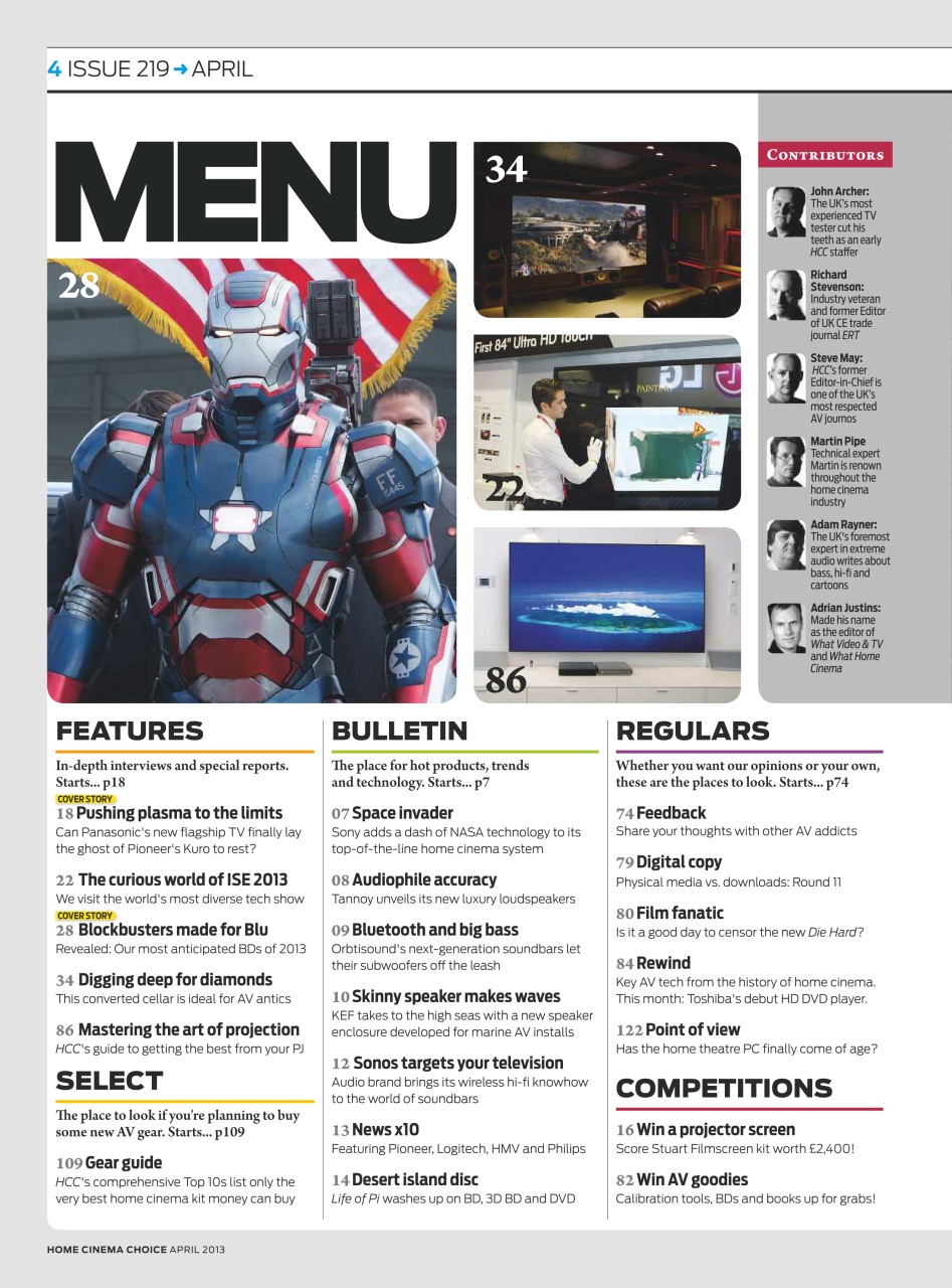 Home Cinema Choice Preview Pages