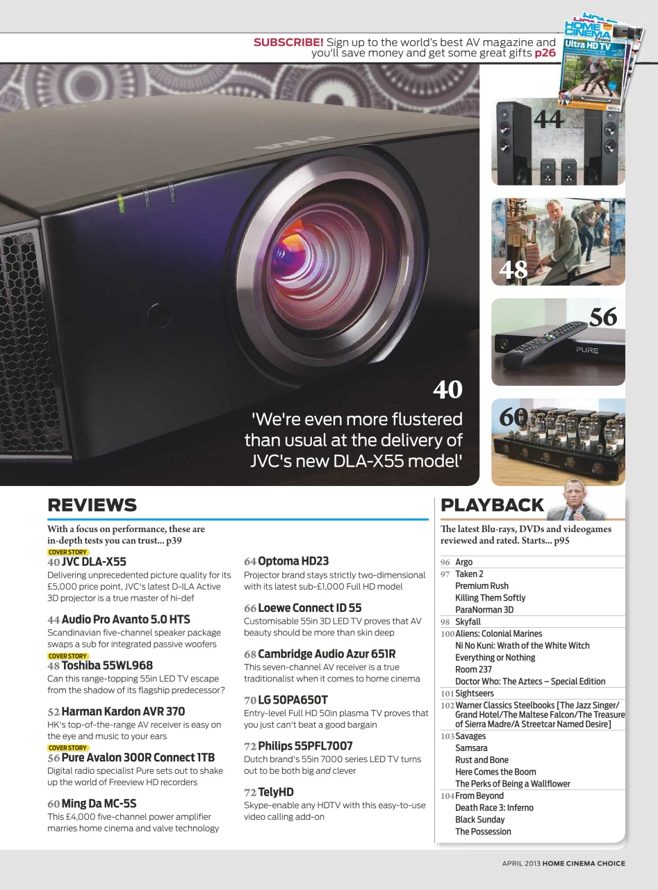 Home Cinema Choice Preview Pages