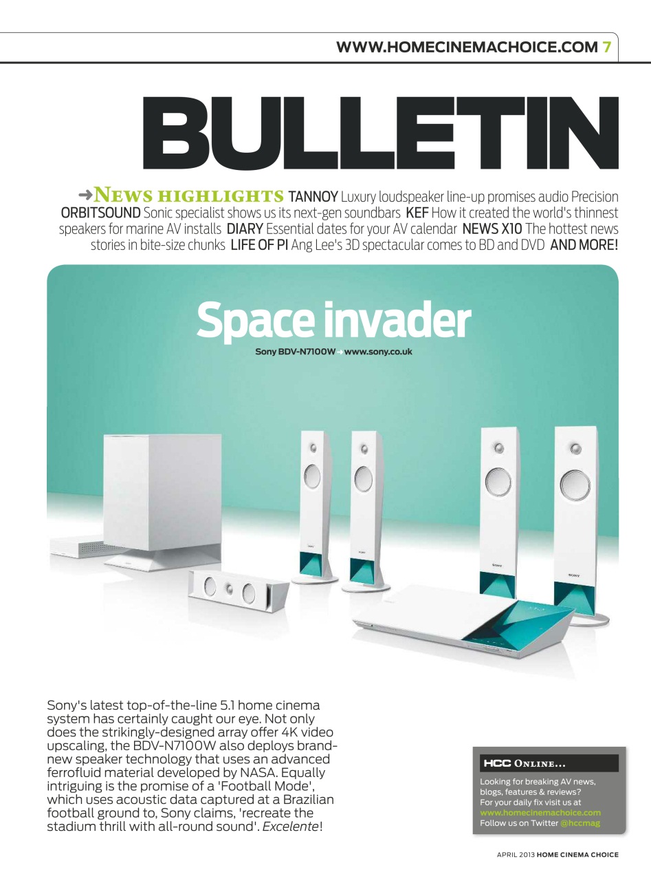 Home Cinema Choice Preview Pages