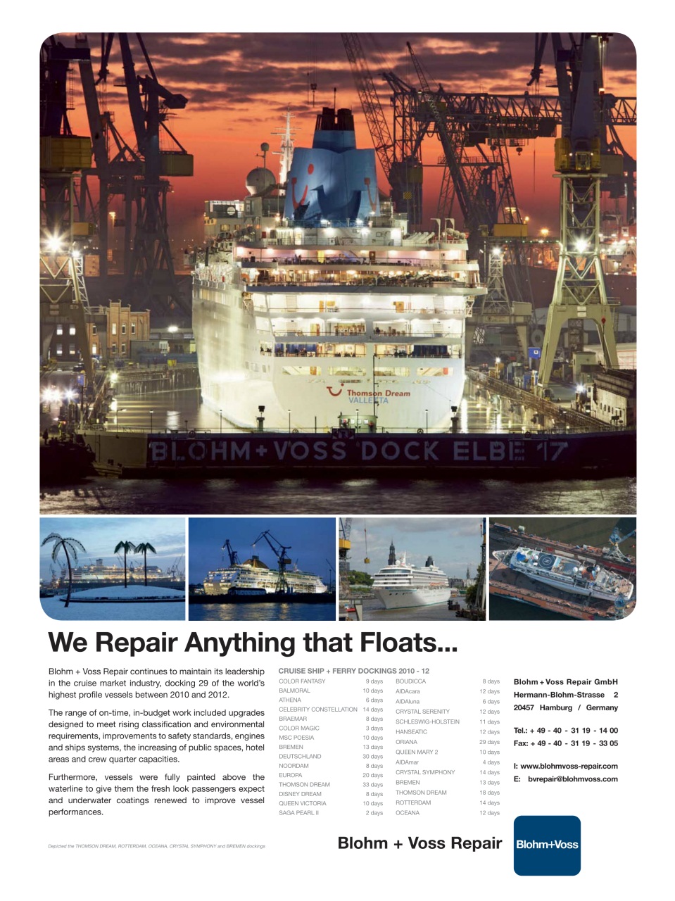 Cruise & Ferry Preview Pages