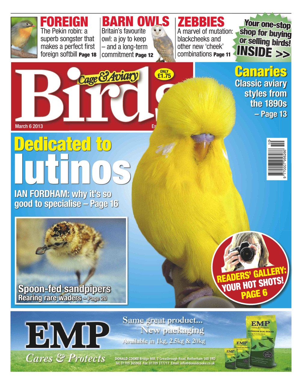 Cage & Aviary Birds Preview Pages