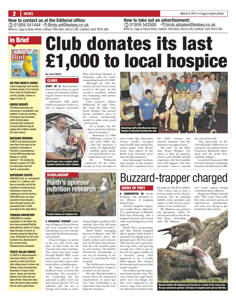 Cage & Aviary Birds Preview Pages