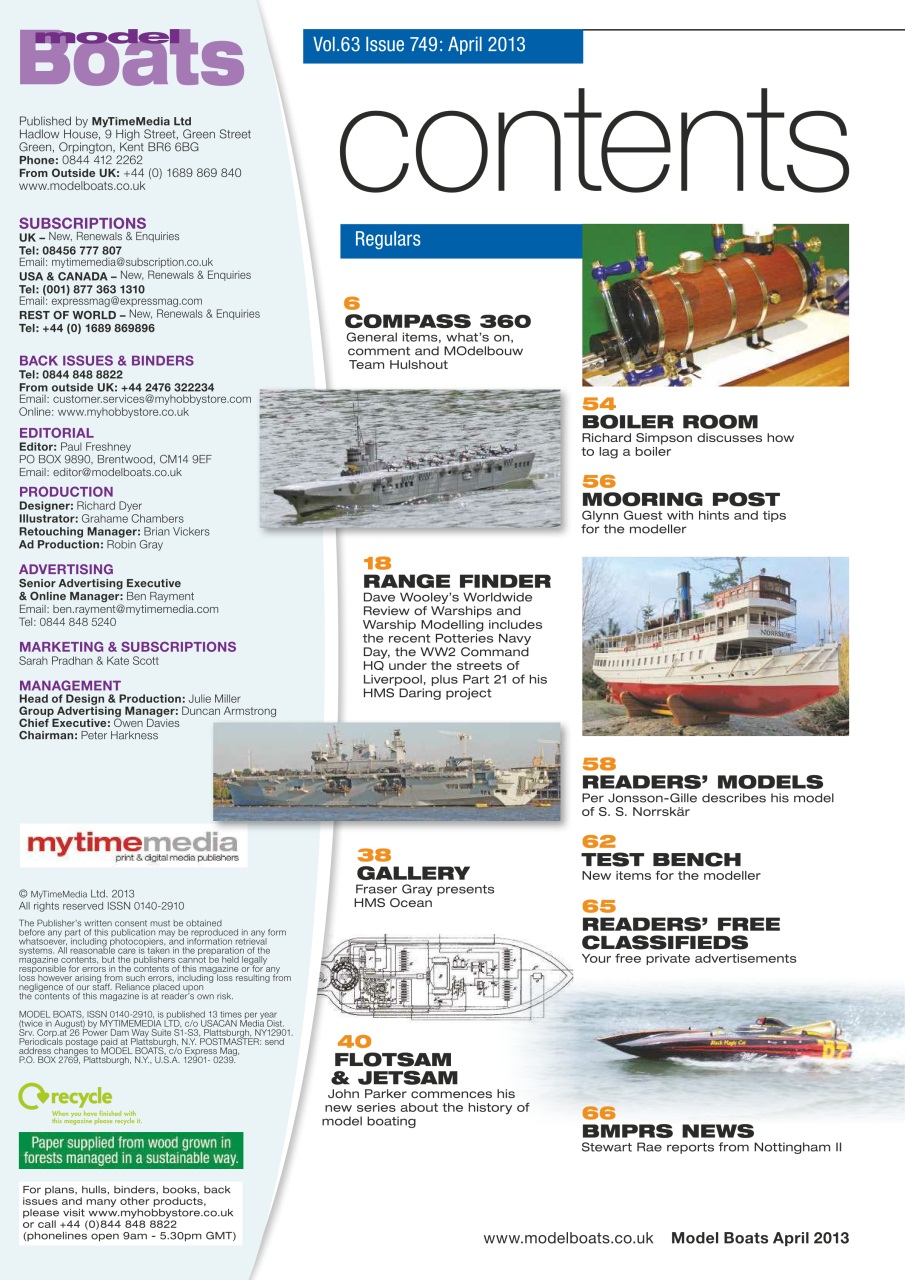 Model Boats Preview Pages