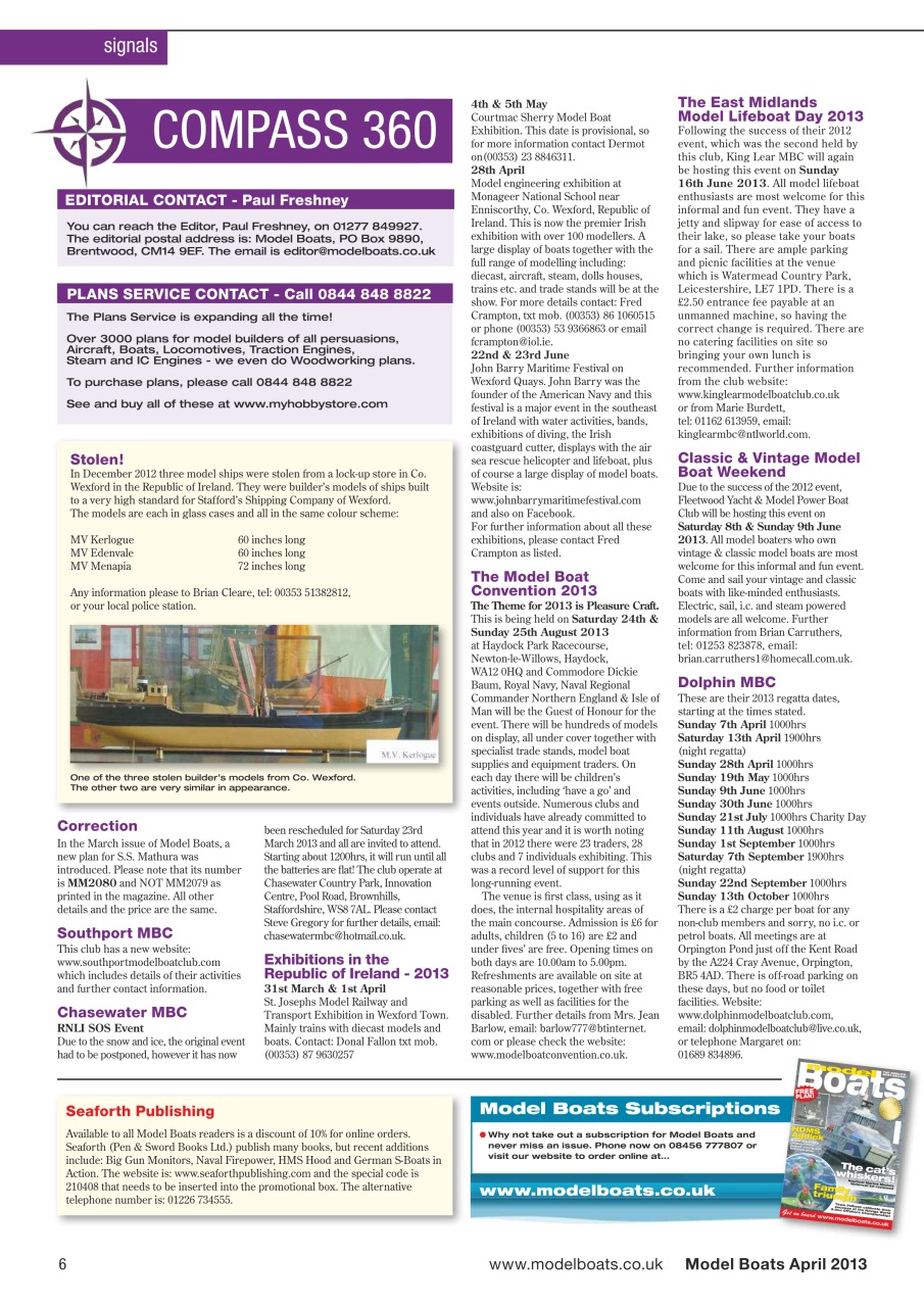 Model Boats Preview Pages