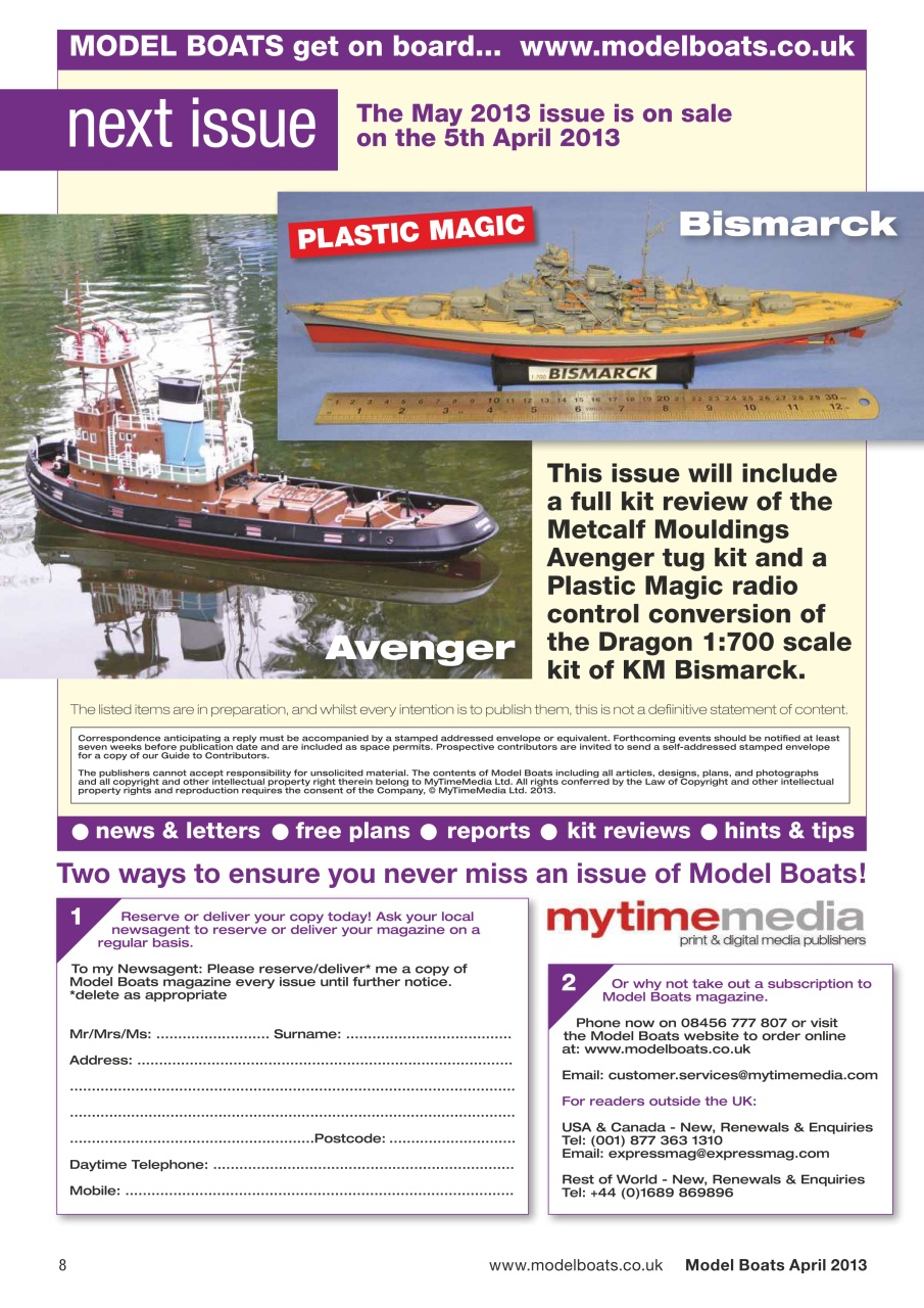 Model Boats Preview Pages