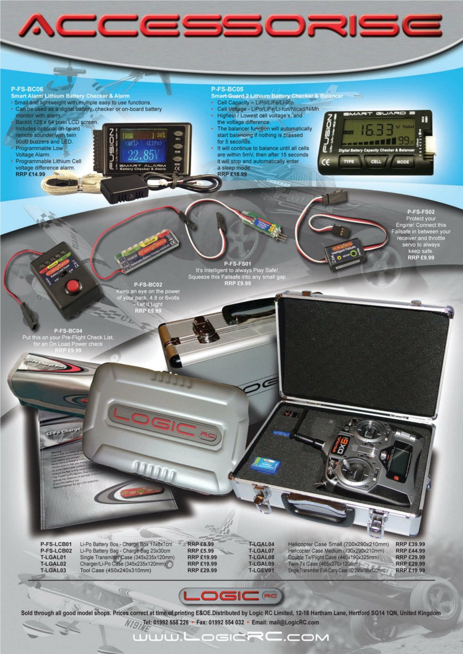 Radio Control Model Flyer Preview Pages