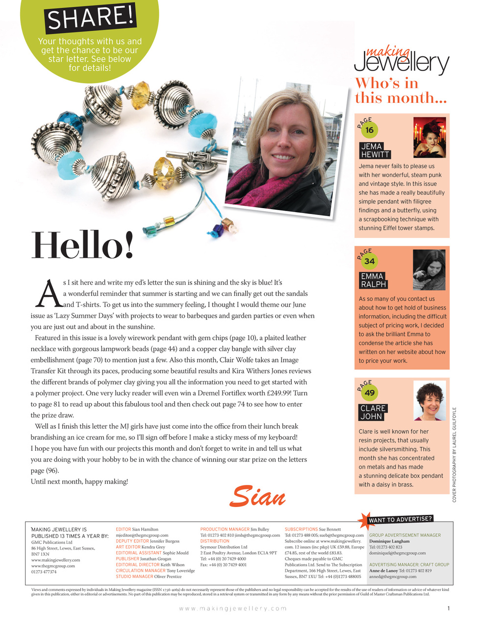 Making Jewellery Preview Pages