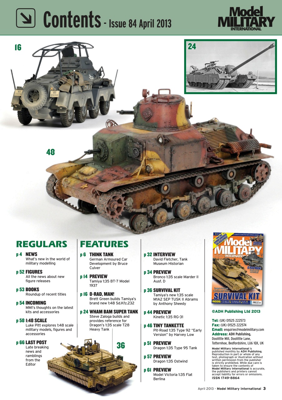 Model Military International Preview Pages