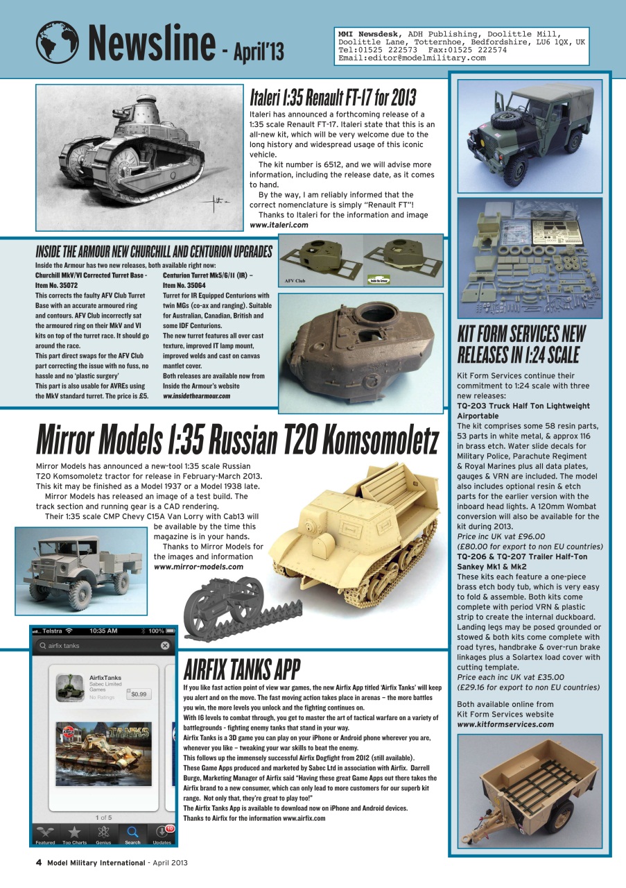 Model Military International Preview Pages