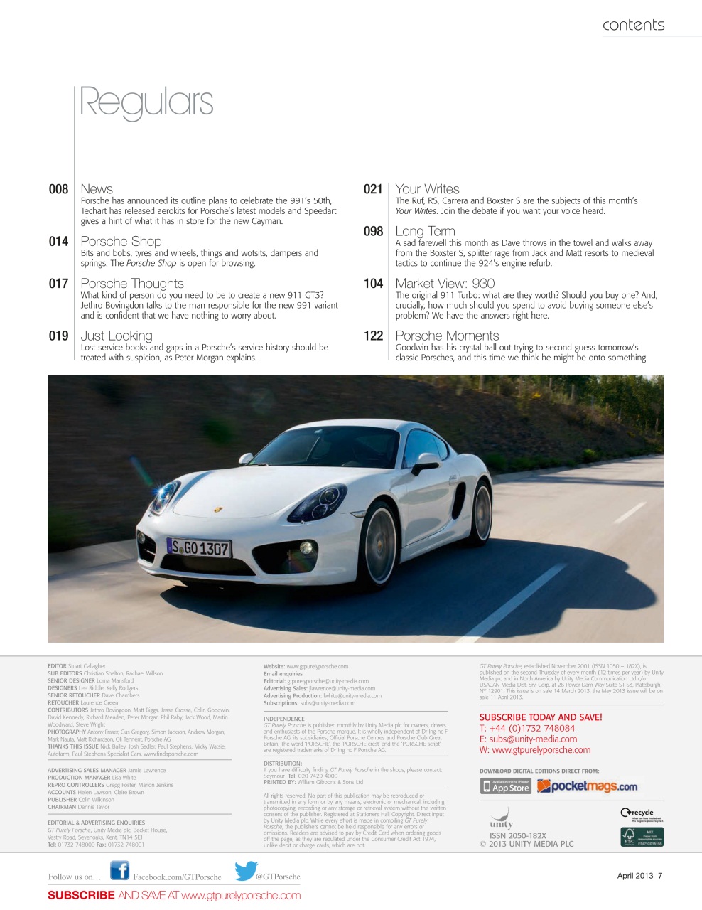 GT Porsche Preview Pages