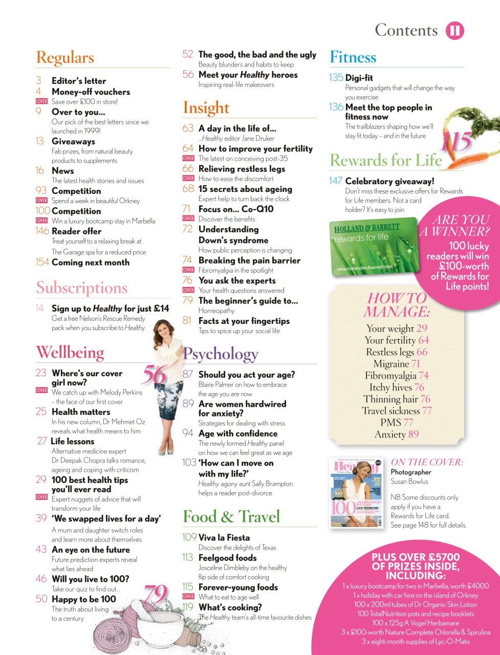 Healthy Magazine Preview Pages