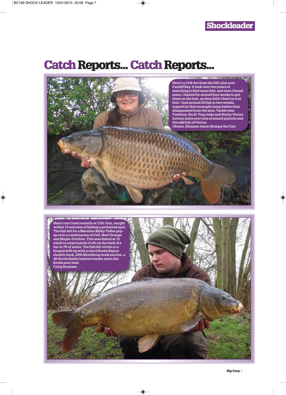 Big Carp Magazine Preview Pages