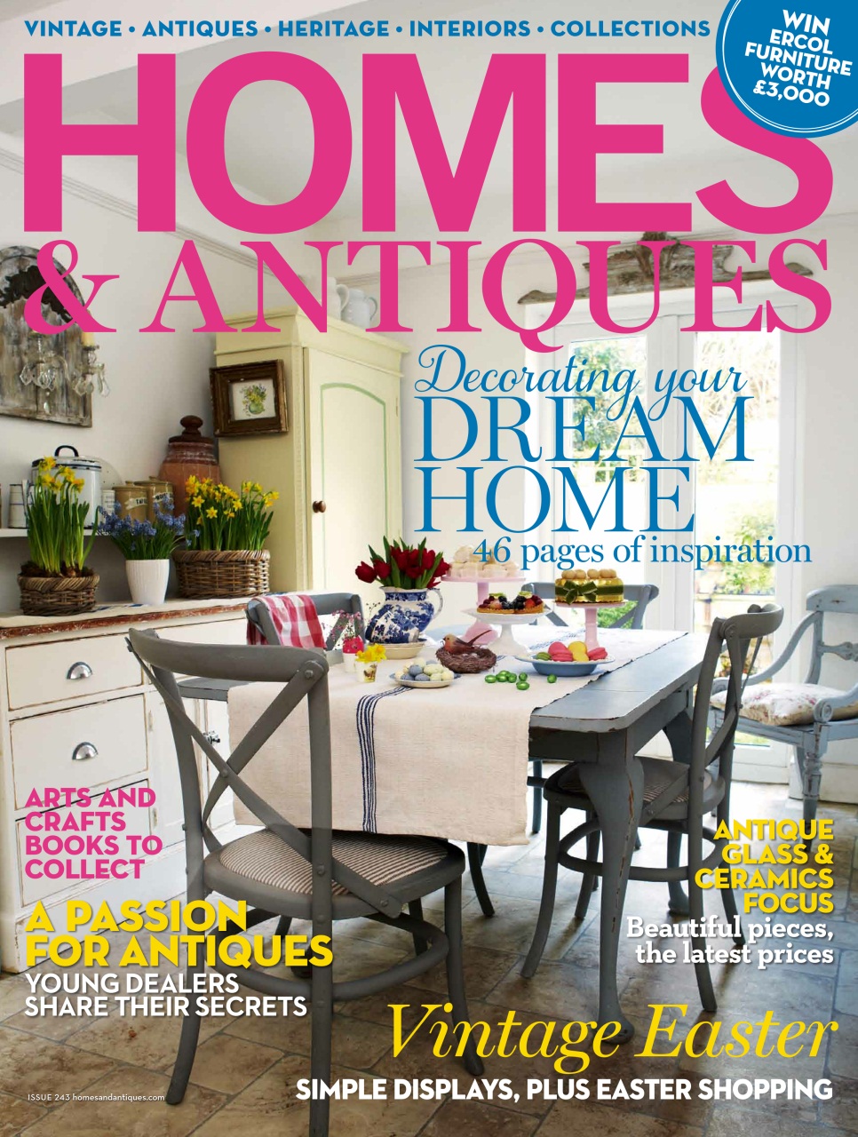Homes & Antiques Magazine Preview Pages