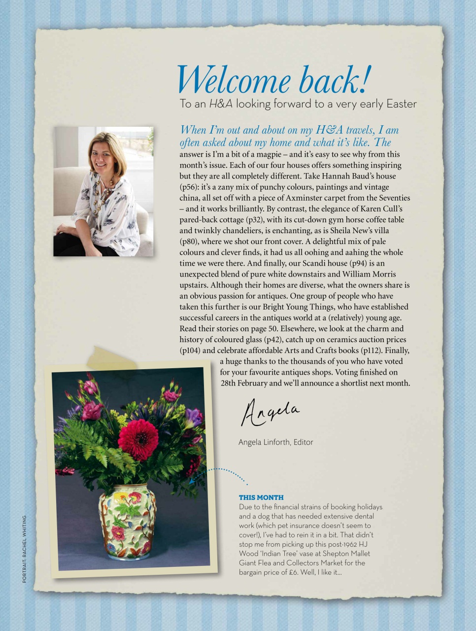 Homes & Antiques Magazine Preview Pages