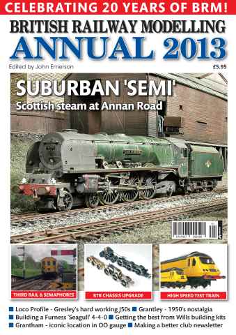 British Railway Modelling (BRM) issue BRM ANNUAL 2013