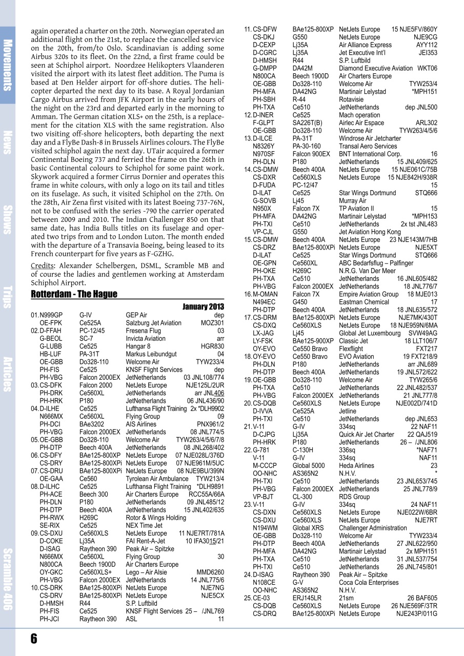 Scramble Magazine Preview Pages