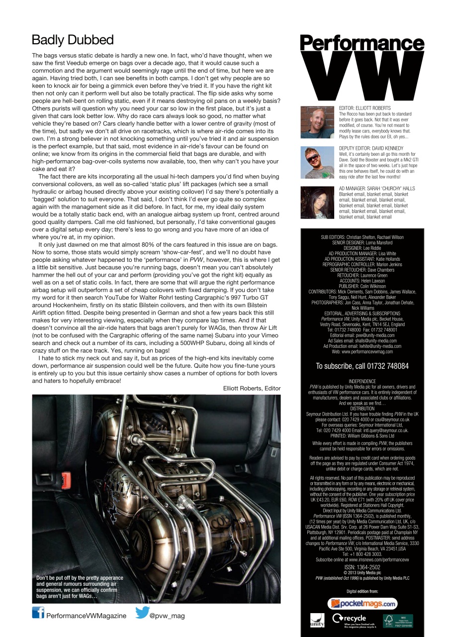 Performance VW Preview Pages