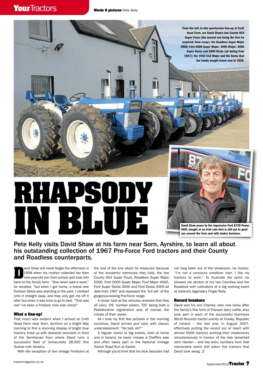 Tractor & Farming Heritage Magazine Preview Pages
