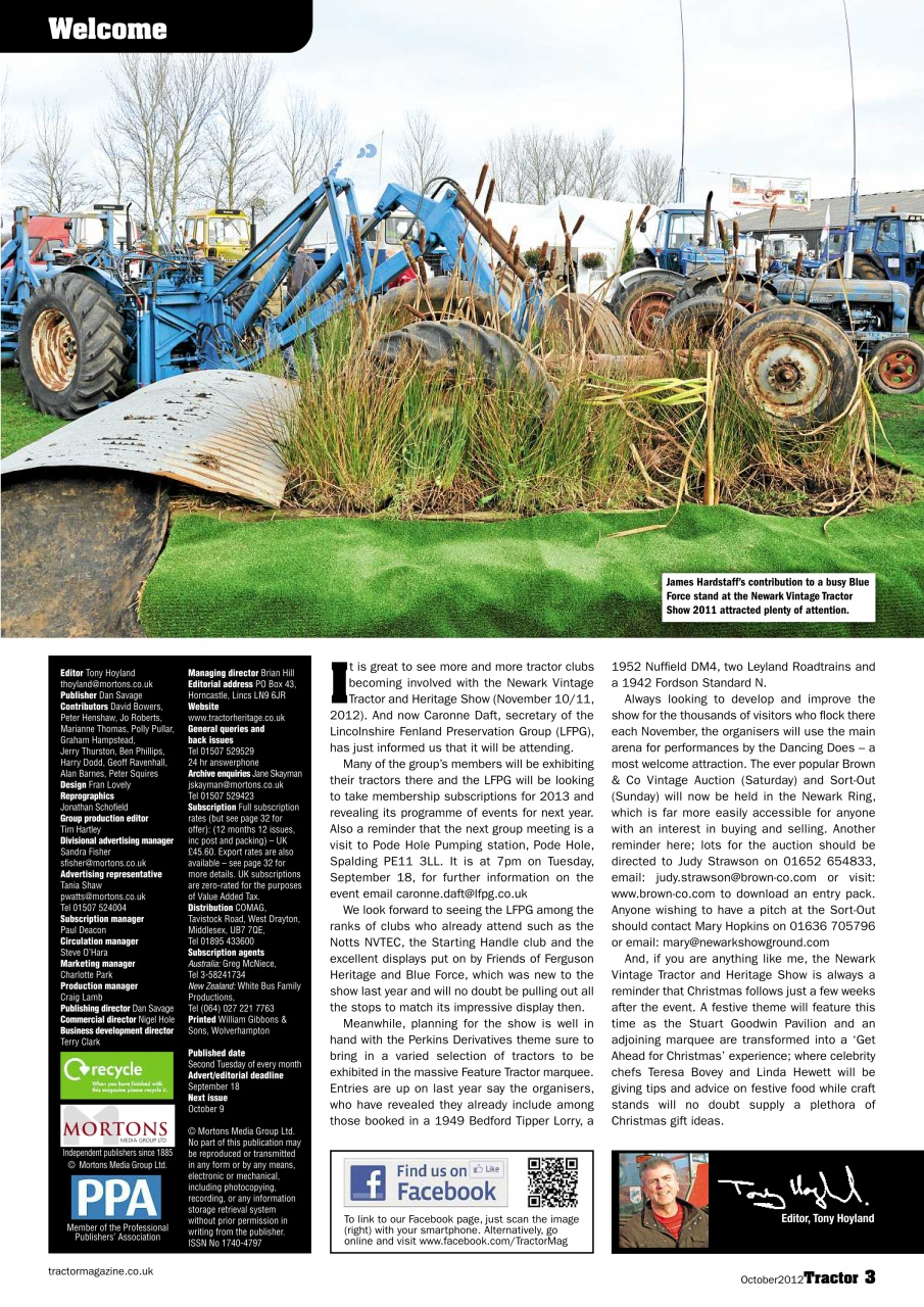 Tractor & Farming Heritage Magazine Preview Pages