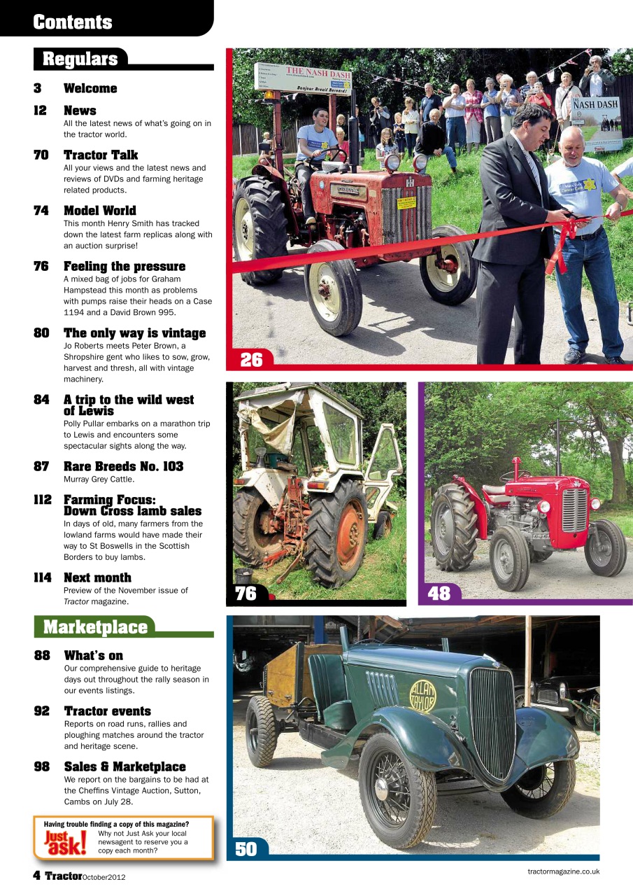 Tractor & Farming Heritage Magazine Preview Pages