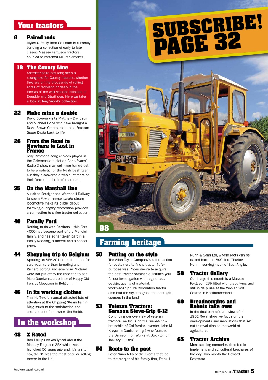 Tractor & Farming Heritage Magazine Preview Pages