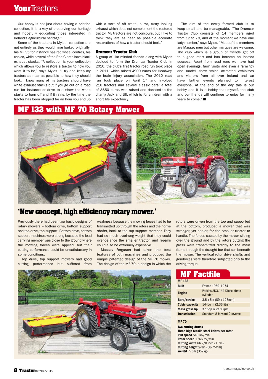 Tractor & Farming Heritage Magazine Preview Pages
