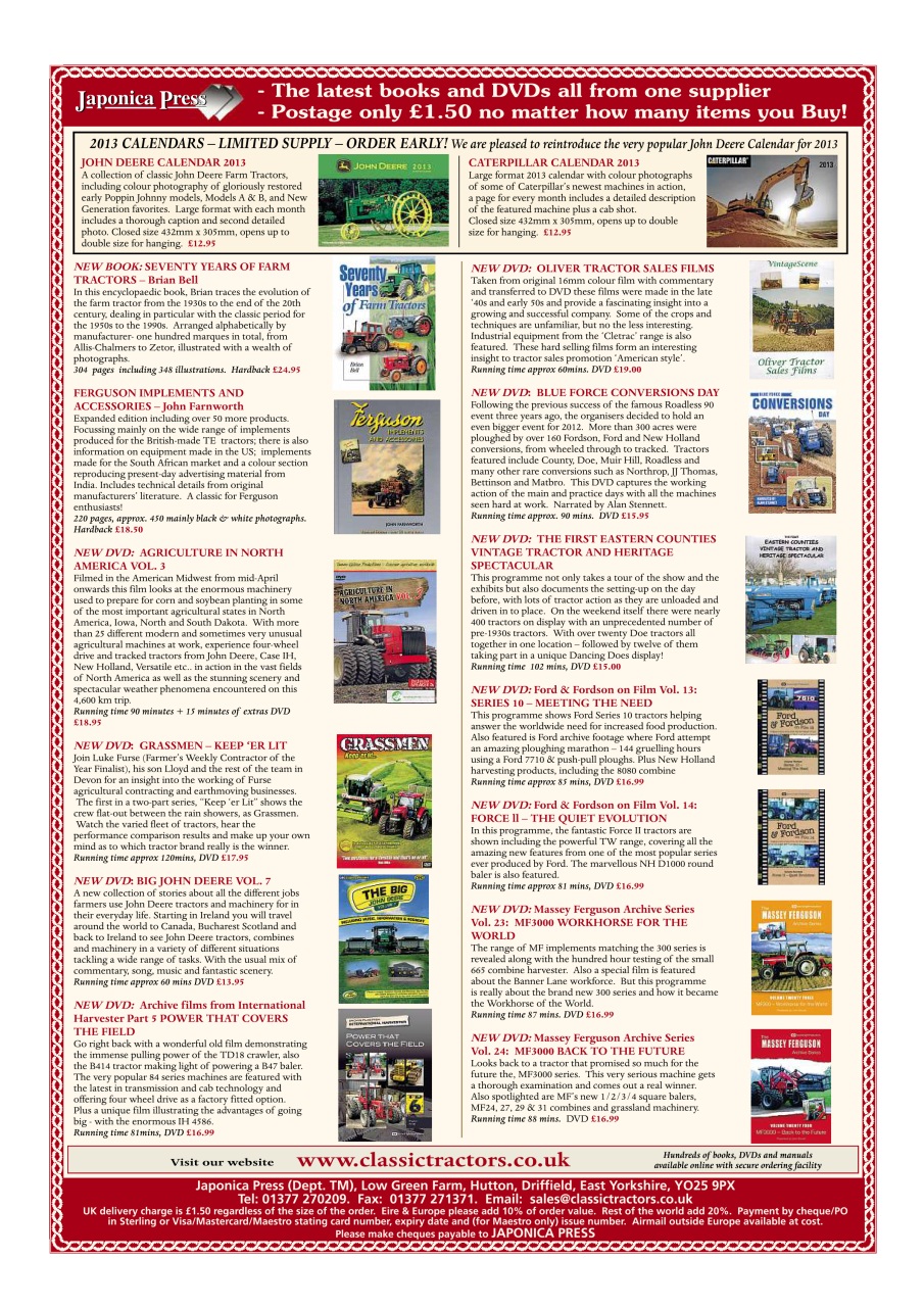 Tractor & Farming Heritage Magazine Preview Pages