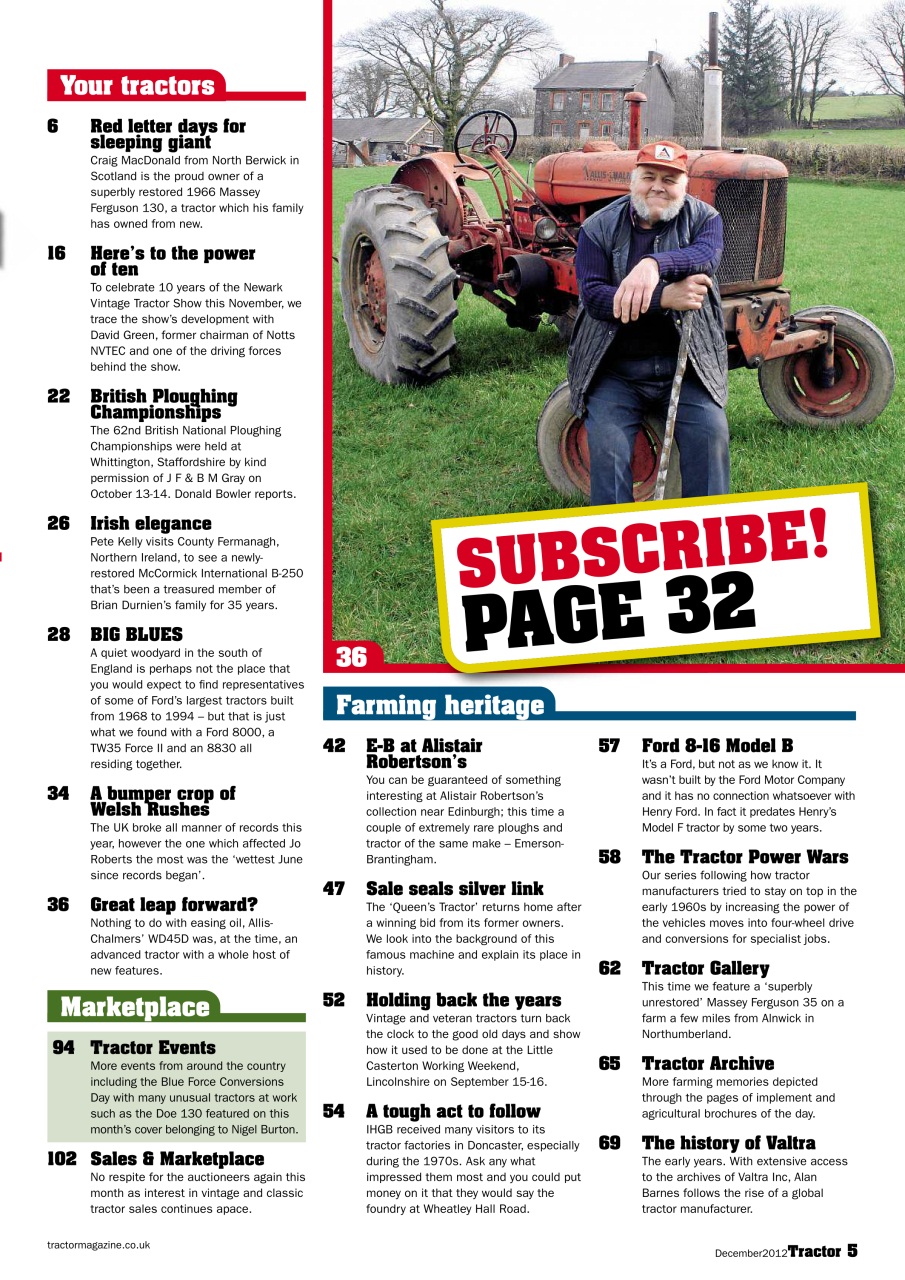 Tractor & Farming Heritage Magazine Preview Pages