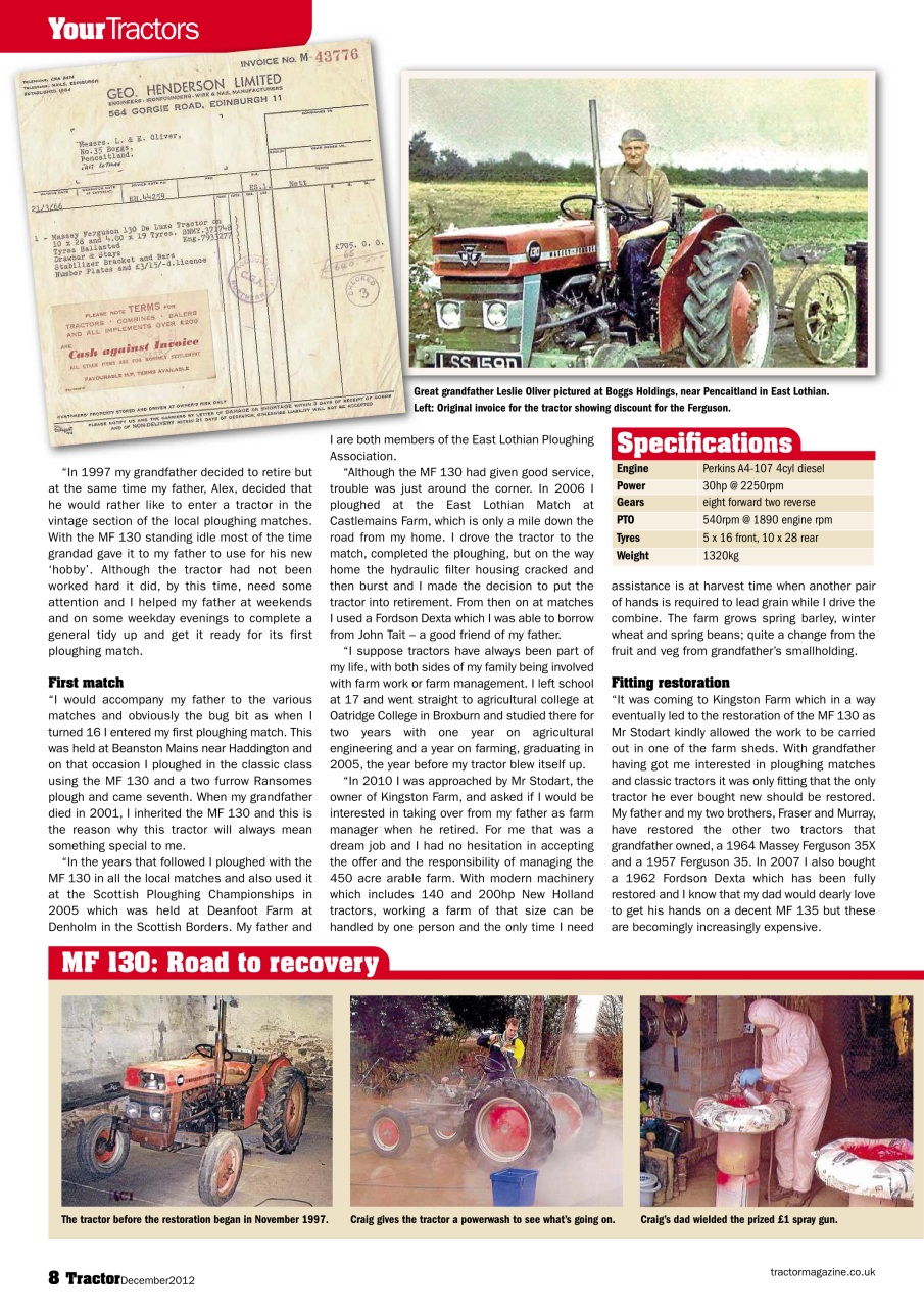 Tractor & Farming Heritage Magazine Preview Pages